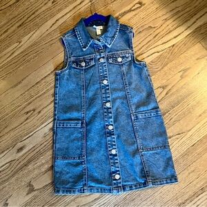 Cat & Jack Sleeveless Blue Denim Dress